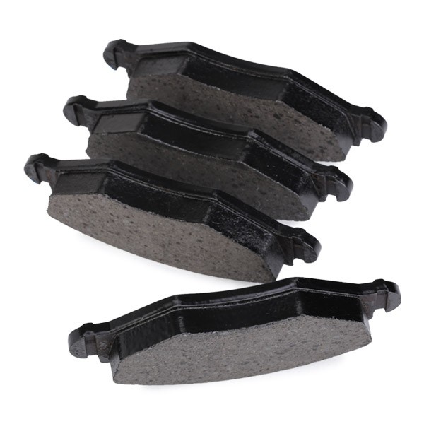 598461 Set of brake pads 598461 VALEO Front Axle, excl. wear warning contact, with bolts/screws, with anti-squeak plate