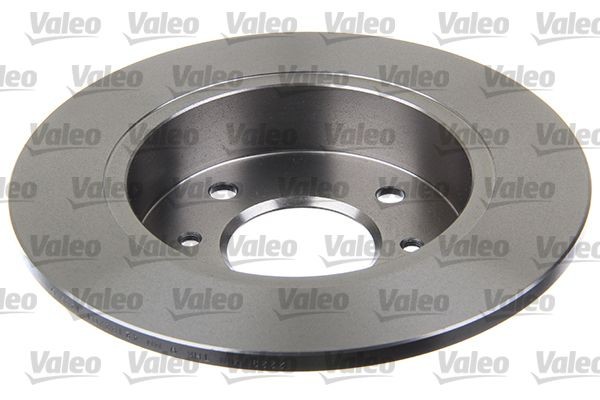 VALEO 186487 Brake rotor Rear Axle, 258x10mm, 4, solid