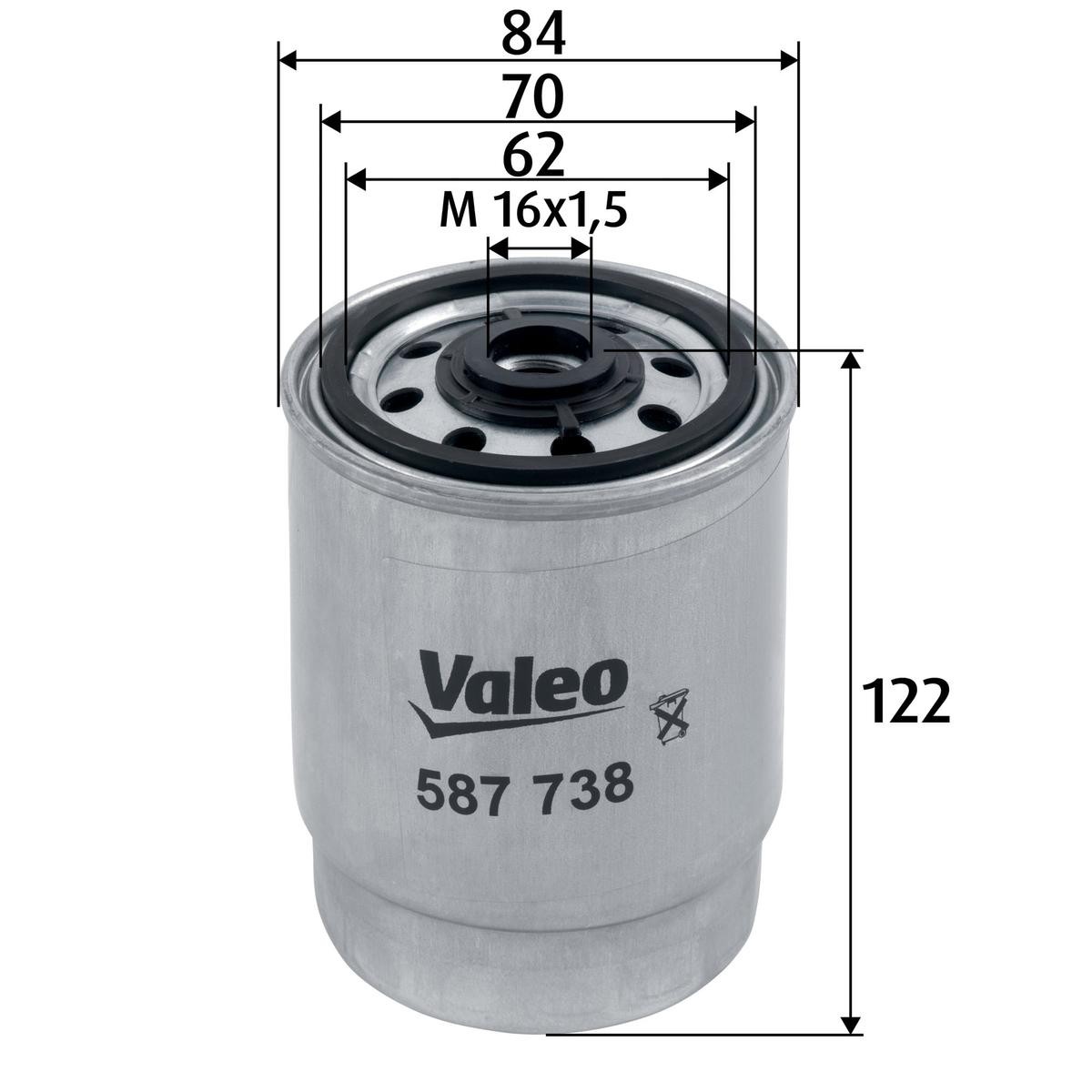 587738 Inline fuel filter VALEO 587738 review and test