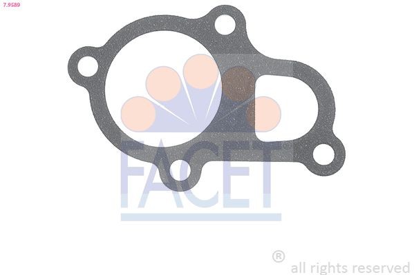 7.9589 FACET Thermostat housing gasket KIA Made in Italy - OE Equivalent
