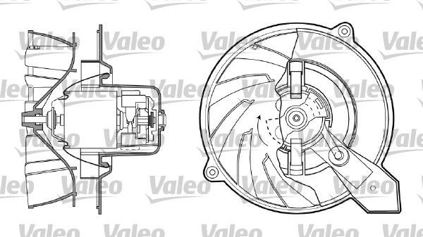 GV435 VALEO Blower motor 698435 buy