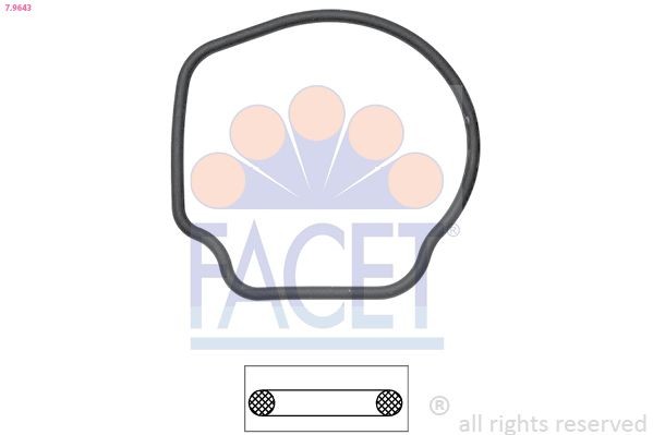 Great value for money - FACET Gasket, thermostat 7.9643