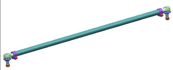 LEMFÖRDER with accessories Cone Size: 26mm, Length: 1226mm Tie Rod 33398 01 buy