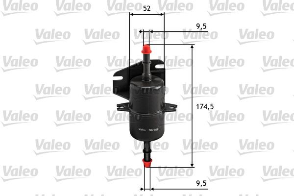 VALEO 587018 Fuel filter 46416684