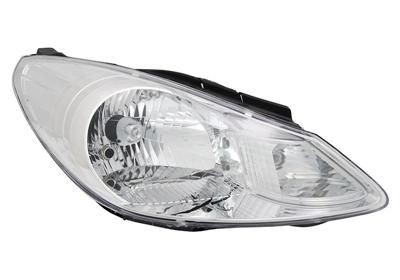 VAN WEZEL 8208962 Headlight Right, H4, Crystal clear, for right-hand traffic, with motor for headlamp levelling, P43t