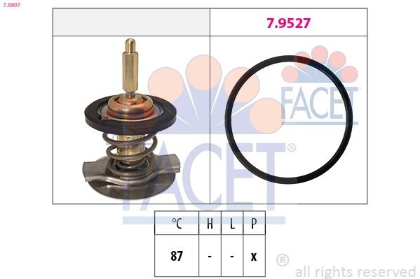 EPS 1.880.807 FACET 7.8807 Engine thermostat A 1112030675