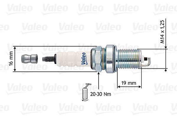 RF10HC VALEO 246895 Spark plug 5962 K1