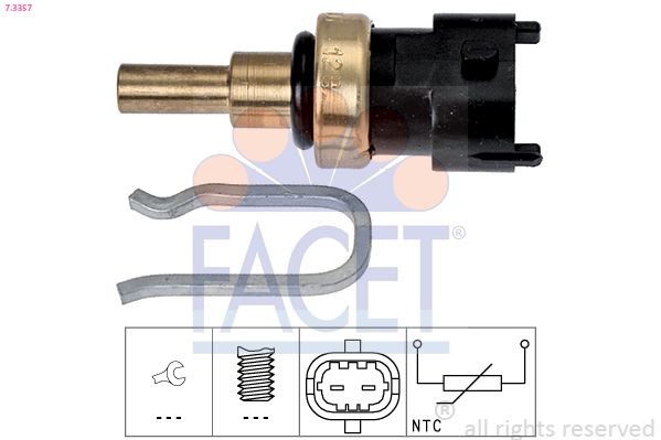 EPS 1.830.357 FACET Made in Italy - OE Equivalent Coolant Sensor 7.3357 buy
