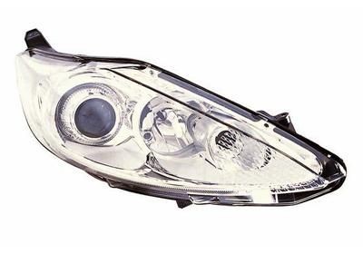VAN WEZEL 1807964 Headlight Right, H7, H1, Crystal clear, with low beam, with indicator, with position light, for right-hand traffic, with motor for headlamp levelling, PX26d