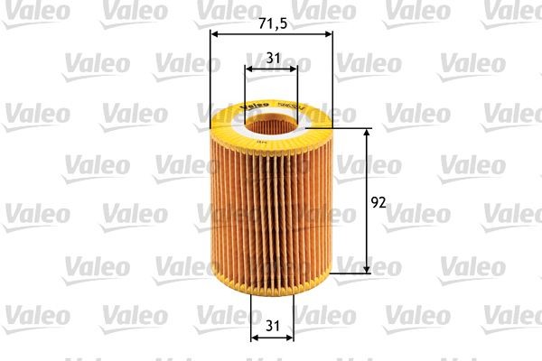 Great value for money - VALEO Oil filter 586504
