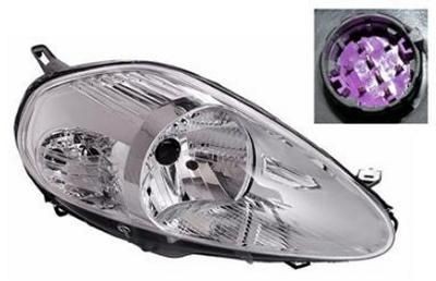 VAN WEZEL 1624964 Headlight Right, H4, Crystal clear, for right-hand traffic, with motor for headlamp levelling, P43t