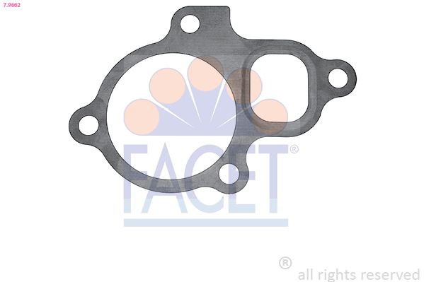 7.9662 FACET Thermostat housing gasket NISSAN Made in Italy - OE Equivalent