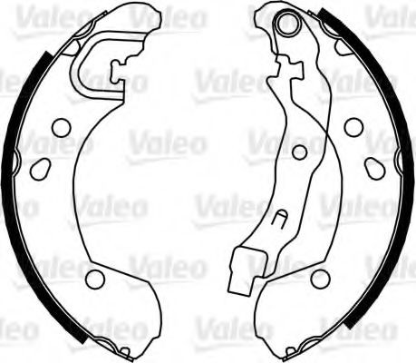 K311 VALEO 554832 Brake set, drum brakes Renault Clio 3 Grandtour 1.2 16V Hi-Flex 75 hp Petrol/Ethanol 2011 price