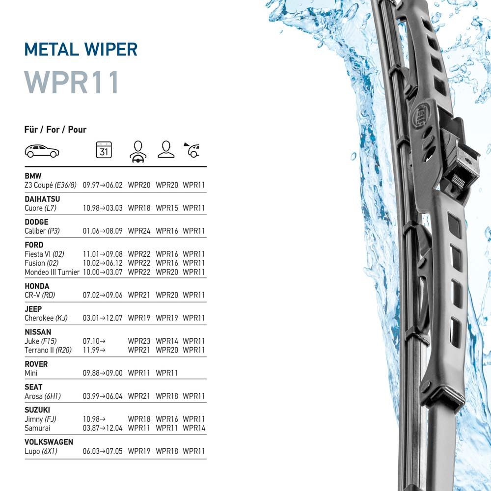 HELLA Windscreen wipers WPR 11 buy online