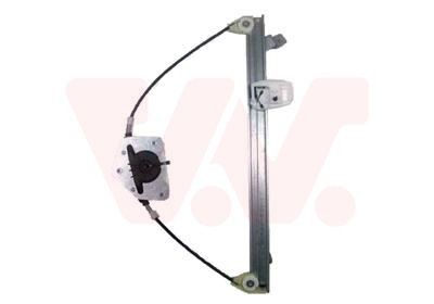 VAN WEZEL 4047266 Window regulator Right Front, Operating Mode: Electric, without electric motor, with comfort function