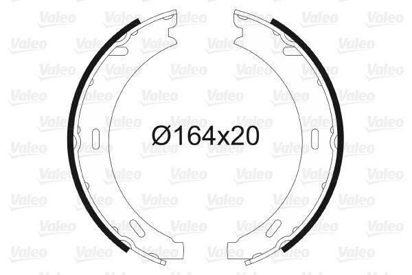 VALEO 562807 Handbrake shoes FORD experience and price