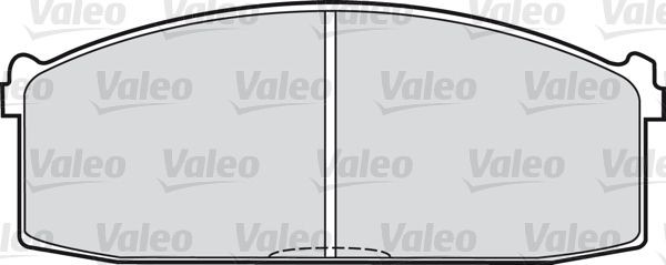 20718 VALEO Front Axle, excl. wear warning contact Height: 44,5mm, Width: 112mm, Thickness: 14,5mm Brake pads 598379 buy