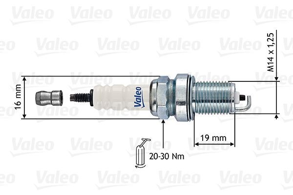 RF13HC VALEO 246858 Spark plug 5962.W1