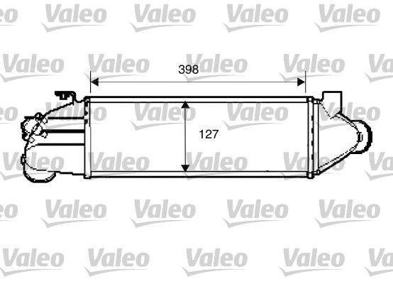 817891 VALEO Turbo intercooler FORD Aluminium