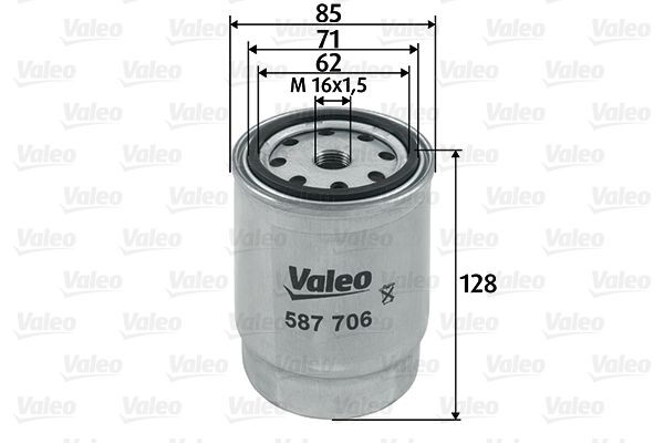 VALEO 587706 Fuel filter 95 650 878