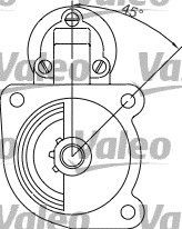 VALEO Starter motors 455545