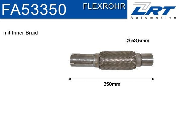 Flexrör FA53350 LRT — bara nya delar
