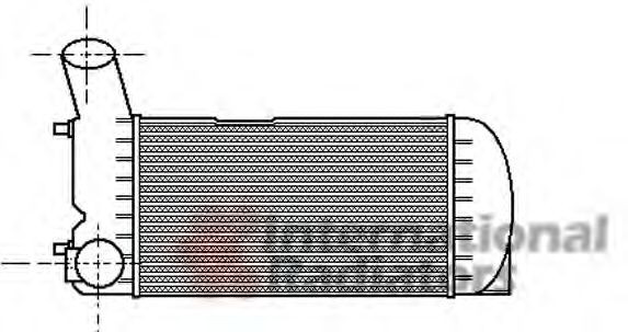 VAN WEZEL Core Dimensions: 335 - 176 - 85 Intercooler, charger 03004094 buy