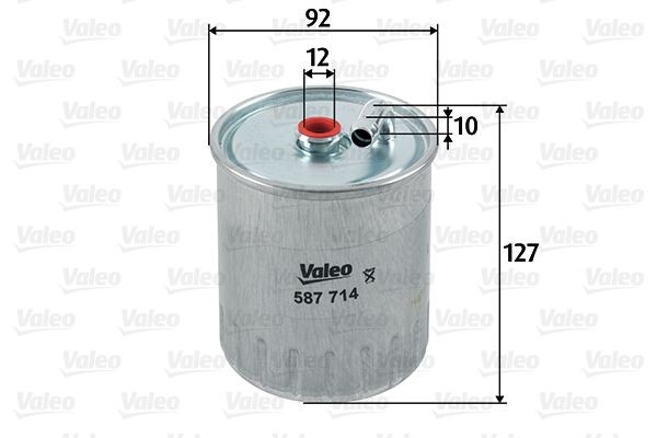 587714 Fuel filter 587714 VALEO Spin-on Filter, 10mm, 12mm