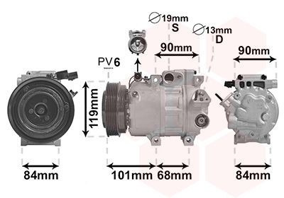 VAN WEZEL 8200K237 Air conditioning compressor HYUNDAI experience and price