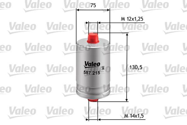 VALEO 587215 Fuel filter 757 4020