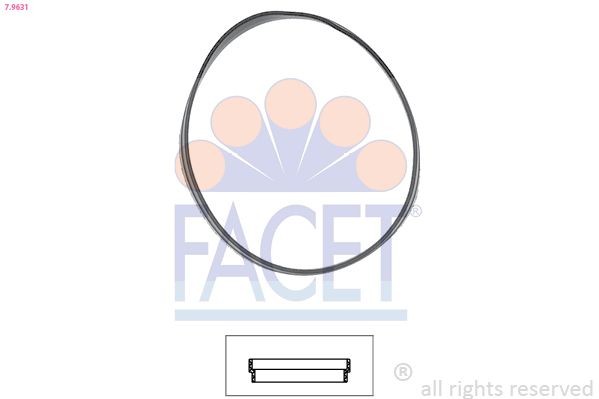 EPS 1.890.631 FACET Made in Italy - OE Equivalent Gasket, thermostat 7.9631 buy