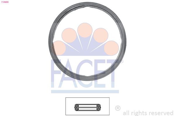 Great value for money - FACET Gasket, thermostat 7.9600