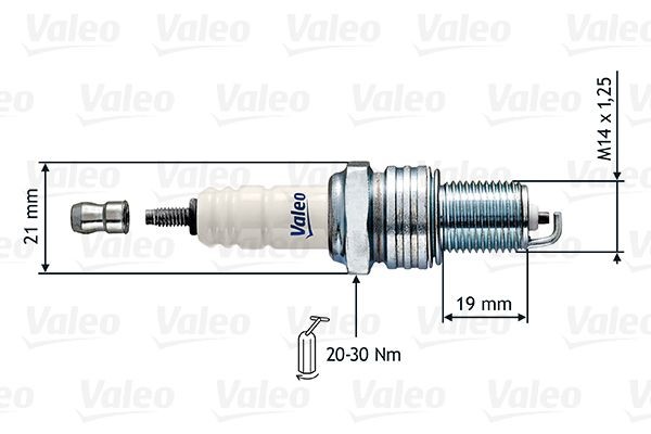 RL11HC VALEO 246857 Spark plug 22401-V1416