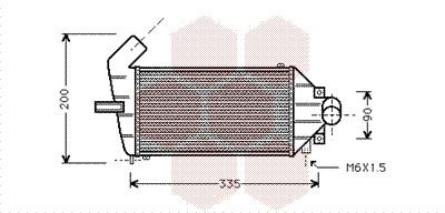 VAN WEZEL 37004262 Opel ASTRA 1998 Intercooler charger