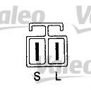 VALEO 14V, 35A, L/R 0, with integrated regulator Number of ribs: 2 Generator 437796 buy
