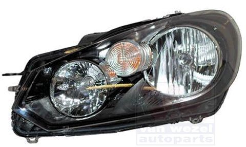 VAN WEZEL 5863963 Front lights VW Golf 6 Convertible 2.0 TDI 110 hp Diesel 2015 price