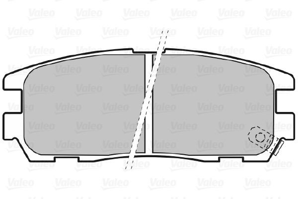 VALEO Brake pad kit 598507