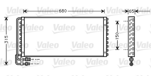 VALEO 818042 Klimakondensator für MAN F 90 LKW in Original Qualität