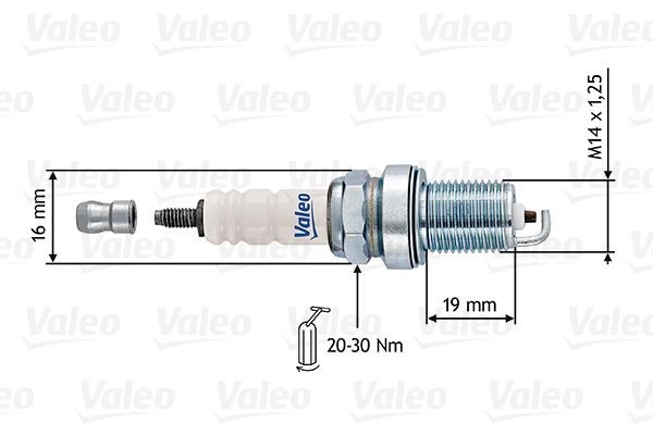 RF11HC-1 VALEO 246903 Spark plug 1881411061