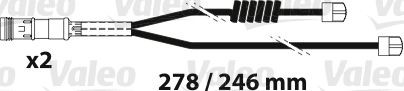 882314 VALEO Verschleißanzeige, Bremsbelag für MERCEDES-BENZ online bestellen