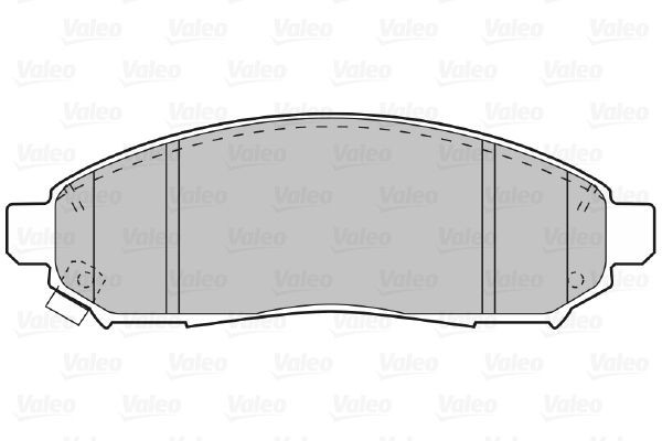 VALEO Brake pad kit 598738