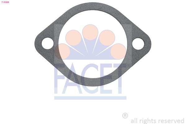 FACET 7.9588 Gasket, thermostat KIA experience and price