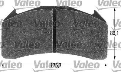 VALEO Brake pad kit 541701