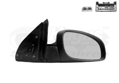 VAN WEZEL Right, primed, Complete Mirror, Convex, for electric mirror adjustment, Electronically foldable, Heatable, with memory Number of occupied contacts: 11 Side mirror 3768828 buy