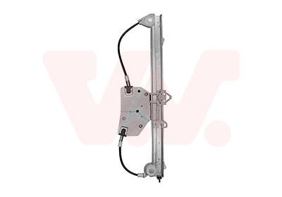 VAN WEZEL 0657263 Window regulator Left Rear, Operating Mode: Electric, without electric motor