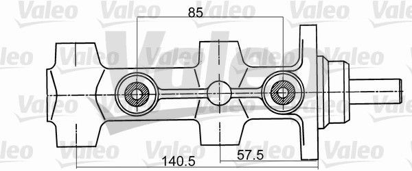 Volkswagen POLO Brake master cylinder 7141758 VALEO 350516 online buy