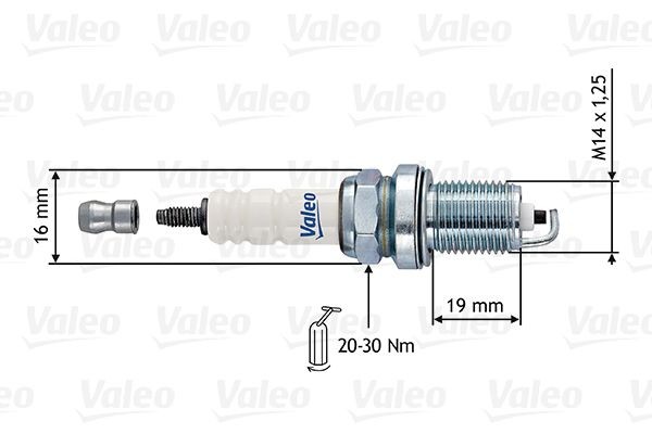 Mazda 929 Engine spark plugs 7142547 VALEO 246886 online buy