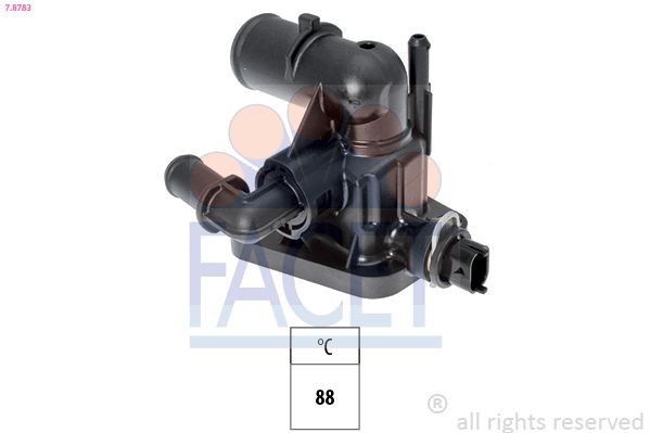 FACET Coolant thermostat OPEL Astra J Box Body / Estate (P10) new 7.8783