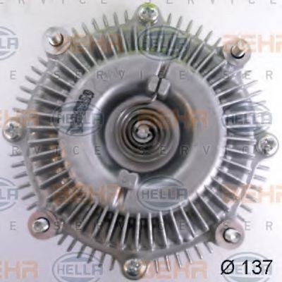 HELLA 8MV376791-111 Fan clutch 130 6259