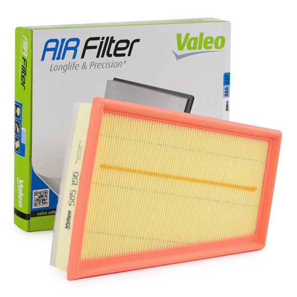 VALEO 585156 Air filter 58mm, 190mm, 243mm, Filter Insert, with pre-filter